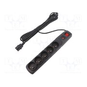 ACAR F5 IEC 5M BLACK Plug socket strip: protective; Sockets: 5; 230VAC; 10A; black x0Om2IgUKZNaLoPW5-S_DjjCRPp7yT_3V85r4VSFLpE