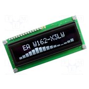 EA W162-X3LW Display: OLED; alphanumeric; 16x2; Dim: 80x36mm; white; PIN: 16; 1x16 quxq3dSKMRI1mTcLtfB1QSsjdlAxaL99ZYvqyYdYuF4