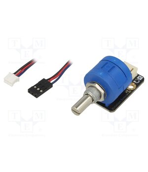 DFR0058 Sensor: rotation; potentiometer; analog; 5VDC; Ch: 1; Gravity 5fETBgt3I5pnsvjjyCBmgY8lOwqjK5fEeZ-U2iAS-5c