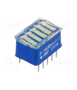 3-5435640-6 Switch: DIP-SWITCH; Poles number: 5; OFF-ON; Pos: 2; THT; tube wgayEdZjrmbcBAHBkdqMsK7NQ7yblaZK6c_x79XRZas