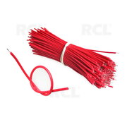 Breadboard Jumper Cable Wires Tinned 96mm, red, 100pcs