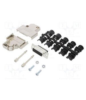 L17D45PK-M-15+L77DA15SST Connector: D-Sub; PIN: 15; female; angled 45°; screw terminal ke6Yc_Szd219nRDy5CPhNHFNqXz7rdpxCC6lzWo9B4Y