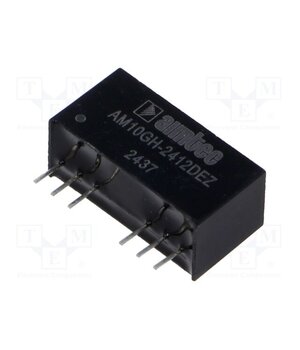 AM10GH-2412DEZ Converter: DC/DC; 10W; Uin: 9÷36VDC; Uout: -12VDC; Uout2: 12VDC; SIP8 jwuA4Uhes1UiQdjUSm6H2A5cu3ZVKwGwJ3_WTAIkdsc