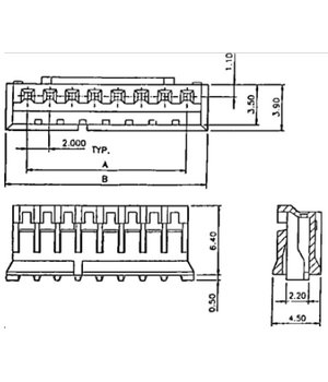 Sieviešu 5-pin 2mm savienotājs

 CJL65XX+1.jpg