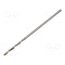0018400100100 Drill bit; for metal; Ø: 1mm; L: 34mm; high speed steel; blister UONBzWHi7IaIg6CGX1BSbCSwafuEDENDr3HnB4rhlD0
