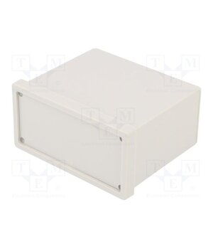 KM-326G Enclosure: panel; X: 93.6mm; Y: 75.2mm; Z: 46.2mm; ABS; grey Gd_0Xk0W-O-X87C8Wx6uNbNNB4RjYqW5kuKTram3U38
