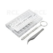 Micro screw set for repairing glasses, mechanical watches, 1000pcs