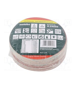 624059000 Sanding plate; Granularity: 400; Mounting: bur; wood,metal; Ø80mm M5Kb7yrE638hbPVuliV0O0Rjn104jrKmCkQg8wV-Yho