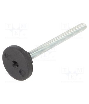 LX.60-SW24-M12X96-S Foot; rigid,with screwdriver slot,with lever; Base dia: 60mm h-Qe49hyKbwRuyYwp9g4nvgmm7xrauu2TnvfXVlscx0