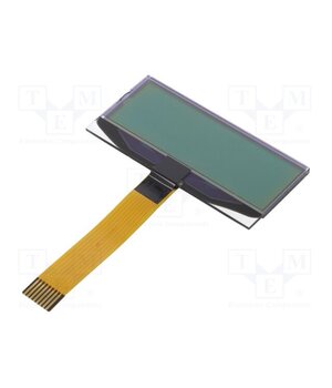 DEM 16207 SGH Display: LCD; alphanumeric; STN Positive; 16x2; 54x26x2.85mm; 1x8 QIU_AOxmuUes2hPCMgAEVmMrnCj6YeErD2XZdrUq45w