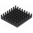 658-25ABT3 Heatsink: extruded; grilled; BGA; black; L: 27.9mm; W: 27.9mm; 658 2pyHzJdLD-hAZQvOzVy_NIAQ1kapLFz8okDKQlL9MmM