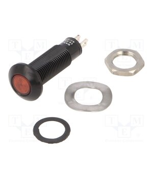 698-501-63 Indicator: LED; flat; red; 12÷28VDC; 12÷28VAC; Ø8.1mm; IP67 W_jR2vvr_A5YG4-ob1a2AdSQGn1wQyNLvfajgg-qAWk