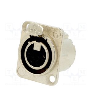 NC4FD-LX Connector: XLR; socket; female; PIN: 4; straight; with push button TNNnS-soW9R6EGmmrcQC_9GrQUKRG4Pp8U8c9dGMnM4