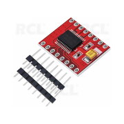 DRIVER TB6612FNG 2xH tilts ar diviem motora bremzēm

 ABRDV07.jpg