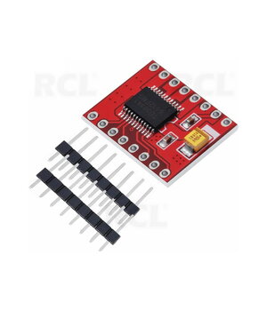 DRIVER TB6612FNG 2xH tilts ar diviem motora bremzēm

 ABRDV07.jpg