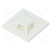 ABMM-A-C Holder; self-adhesive; ABS; white; Tie width: 2.5÷3.7mm; Ht: 4.6mm dvQ42tuNY4bR_bIlYsaKXKcwC5CWjBi1PaRbks1A4gY