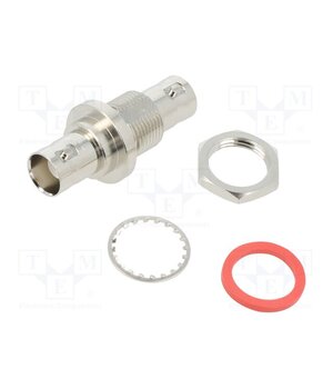 112433 Coupler; BNC socket,both sides; straight; 50Ω; POM WVTk7IQfr2flAaDuBo8YQsYC3Sq4WAXxjgYbOCHE71c