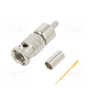 034-1042 Connector: Micro BNC; plug; male; straight; 75Ω; HD-BNC; for cable UDbNY0p6iHAJIUoobIjpzysevgn8roL00WLwhY4Woas