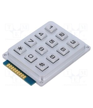AK-304-N-SSL-WP-MM-BL Keypad: metal; No.of butt: 12; LED; metal; 200mΩ; 1.2N; 20mA; W: 51mm -QgQui5UB8TFtkFoiV9fmSp3vwjutWGKbk8T0QhETqU