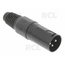 MICROPHONE PLUG XLR 3pin, for Cable,  black CKI271SW+1.jpg