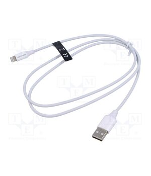 LAFWF Cable; USB 2.0; Apple Lightning plug,USB A plug; nickel plated _fxIUG9H7nwDQcQNKL2tM1NAwEWeySORJb2PKYnjeFU