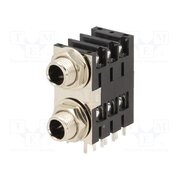 ACJS-MHDEM Connector: Jack 6,3mm; socket; female; ways: 3; angled 90°; THT 46ChGm3zdNOumhjSATwRYArpVBo8cXB1iGQoSBHiCOA