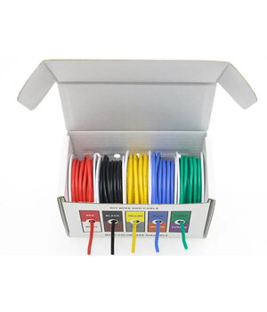 Silikona montāžas vadi AWG20 0,5 mm², -60 °C...+200 °C, 5 krāsas x 5 m

 CLA0905X+1.jpg