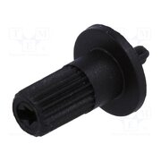 CA6 6024B Knob; shaft knob,with flange; black; Ø5mm; Flange dia: 9mm UzM5ZAyBJvlJbztDVakON0YQaFyz_wmjrzG9hffV-NE