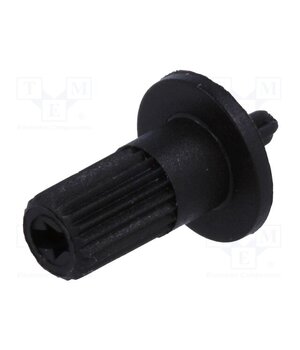 CA6 6024B Knob; shaft knob,with flange; black; Ø5mm; Flange dia: 9mm UzM5ZAyBJvlJbztDVakON0YQaFyz_wmjrzG9hffV-NE