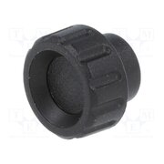 6320 Knob; Ø: 16mm; Int.thread: M3; 6mm; H: 13mm; polyamide; knurled mV1_fzlShMFNZgbS7leueABG97LhZ-tQ4d9Z4Bnv5Dg