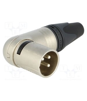NC3MRX Connector: XLR; plug; male; RX; 16A; PIN: 3; angled 90°; swivel; 14AWG M7SpOY1LlZK5HByZCqcJ1RIIPrTeMA-yA9qAsPh2p3I