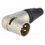 NC3MRX Connector: XLR; plug; male; RX; 16A; PIN: 3; angled 90°; swivel; 14AWG M7SpOY1LlZK5HByZCqcJ1RIIPrTeMA-yA9qAsPh2p3I