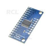 I2C interfeisa sprieguma pielāgošanas modulis/demultipleksors CD74HC4067 modulis

 ABMP01.jpg