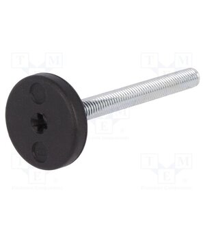 LX.25-SW13-M6X56-S Foot; rigid,with screwdriver slot,with lever; Base dia: 25mm; M6 2SPQLEZBSD_YDKkissrwv5qew-znjkoiUJDkPuzM0mc