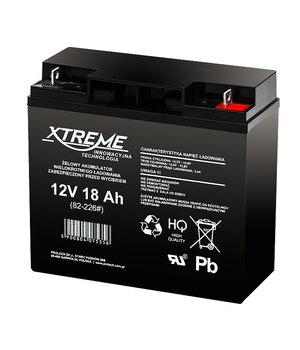 Uzlādējama baterija SLA 12V 18Ah 181x76x167mm

 BA1217_1.jpg