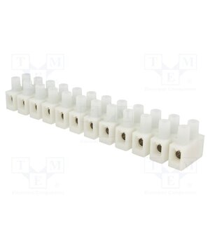 89094110 Connector: terminal block; 57A; 500V; with wire protector; white BRVE-I8XtfryzHcVvrv-o6t0IXclIBiIFypsuX-sGhg
