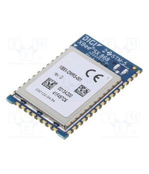 XB8X-DMRS-001 Module: RF; RF PAD; XBee; 863÷870MHz; SPI,UART; -113dBm; 13dBm; SMD Db4f7fcZdzZs259ftaJjYIBuflI1BzGB8EX0DuoI2VA