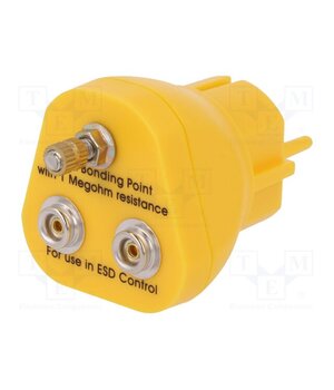 CPG 3000 10M-1R Earthing plug; ESD; 1MΩ Flm07lNDkd79cWegdRCWtKURckTDZ4H32SE8hnQRNmk