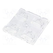 C14165_STRADA-2X2-ME-WIDE2 LED lens; square; transparent; LED CREE,LED TOSHIBA; H: 7mm YfIwL4kG1X55LWxVW-zN2OsMKL0kL9SadlxP38FRycI