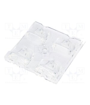 C14165_STRADA-2X2-ME-WIDE2 LED lens; square; transparent; LED CREE,LED TOSHIBA; H: 7mm YfIwL4kG1X55LWxVW-zN2OsMKL0kL9SadlxP38FRycI