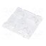 C14165_STRADA-2X2-ME-WIDE2 LED lens; square; transparent; LED CREE,LED TOSHIBA; H: 7mm YfIwL4kG1X55LWxVW-zN2OsMKL0kL9SadlxP38FRycI
