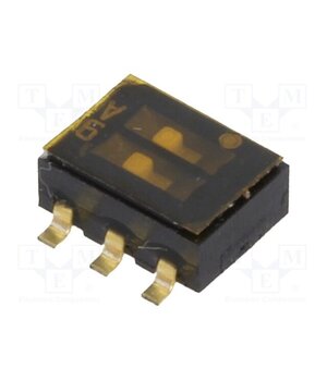 CAS-D20B Switch: slide; Pos: 2; SPDT x2; 0.1A/6VDC; ON-ON; SMT; -40÷85°C; CAS ZtaSqmcRnK2qbw_68cClyAIWSPPPz7XA1wxcPy1oqZc