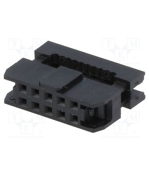 T826110A200CEU Connector: IDC; plug; female; PIN: 10; IDC; for ribbon cable; 2mm yF5UeAmrhsKAgycGMuaA4q6e7kbWsgwtcB5aLbnCVhY
