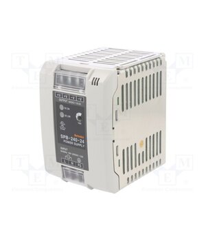 SPB-240-24 Power supply: switching; for DIN rail; 240W; 24VDC; 10A; 85÷264VAC 5CZY_m21OHLbk2WB9AguiMB1aLf3LjbmlQ9pGh4l5aY