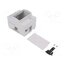 25.0410001.RPI Enclosure: for computer; Raspberry Pi; ABS,polycarbonate; grey xe7VP0lcpodMNUrCO35UZa5BaAOof5G_hs_P9Lh5ojI