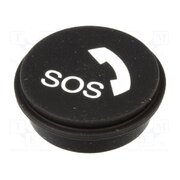 09-0S12.2964 Button; round; Ø21mm; black; 09; Button marking: SOS yVMEd3b99DsyGvBA9vRkTb9_56Y0qjVZE8IwZ7vvgPY