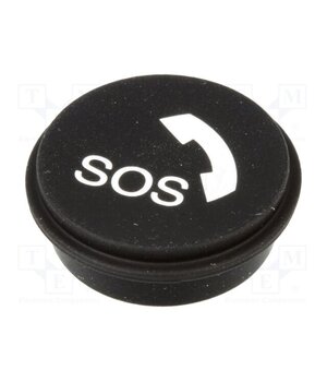 09-0S12.2964 Button; round; Ø21mm; black; 09; Button marking: SOS yVMEd3b99DsyGvBA9vRkTb9_56Y0qjVZE8IwZ7vvgPY