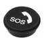 09-0S12.2964 Button; round; Ø21mm; black; 09; Button marking: SOS yVMEd3b99DsyGvBA9vRkTb9_56Y0qjVZE8IwZ7vvgPY