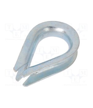 KU18 Thimble for rope; steel; for rope; Ørope: 18mm; zinc; DIN 6899B Y1kvklQKdVYqutQFtDth78htaJr6mGua4tDUiRKkc1E