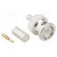 031-4326 Connector: BNC; plug; male; straight; 50Ω; crimped; for cable; PTFE 91FVAhXhmm_fjZ7VuGFyeeJmHkhWAfpIGg5m3X0W52k